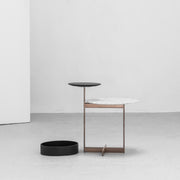 Joy Side Table - Carrara + Marble