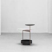 Joy Side Table - Carrara + Marble