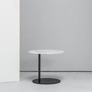 Camerich Pebble Side Table marble and black at EDITO Furniture