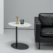 Camerich Pebble Side Table marble and black at EDITO Furniture