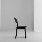 Rainbow Dining Chair - Black Oak + Black