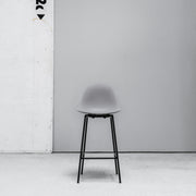 TOOU TA Barstool grey with black metal legs at EDITO Furniture