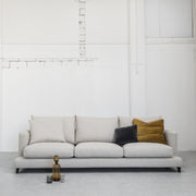 Cream linen Camerich Lazytime Sofa with cushions at EDITO