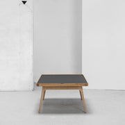 Hans K Racquet Coffee Table charcoal linoleum and oak at EDITO Furniture