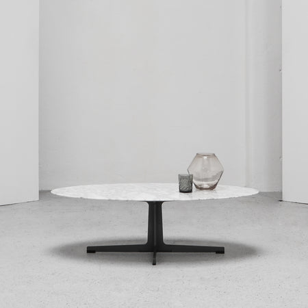 Vary Coffee Table / Oval - Carrara Marble