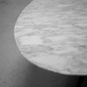 Vary Oval Coffee Table - Carrara Marble