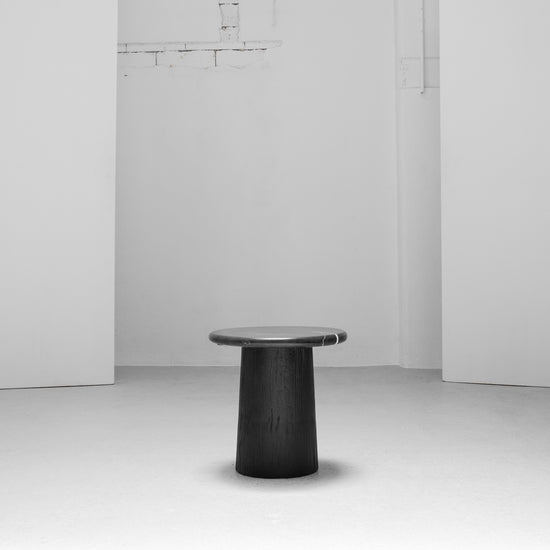 Karsten Side Table - Black Marble