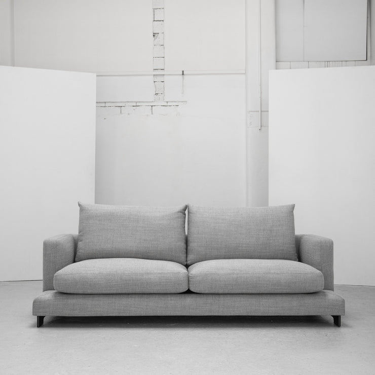 Lazytime 3 Seater Sofa - Mid Grey Tweed