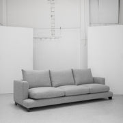 Lazytime 4 Seater Sofa - Mid Grey Tweed