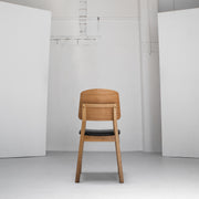 Verona Dining Chair - Oak + Black