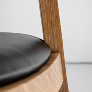 Verona Dining Chair - Oak + Black