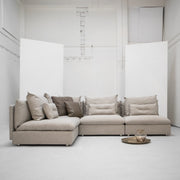 Boulevard Modular Sofa + Ottoman - Sandstone