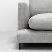 Lazytime 4 Seater Sofa - Mid Grey Tweed
