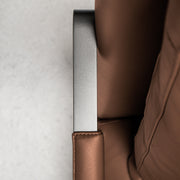 Leman Armchair - Chestnut + Leather