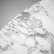 Vary Round Dining Table - Carrara Marble