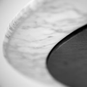 Vary Coffee Table / Round - Carrara + Marble