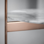 Joy Side Table - Carrara + Marble