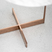 Joy Side Table - Carrara + Marble