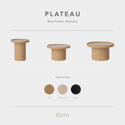 Plateau Coffee Table Large - Black Oak
