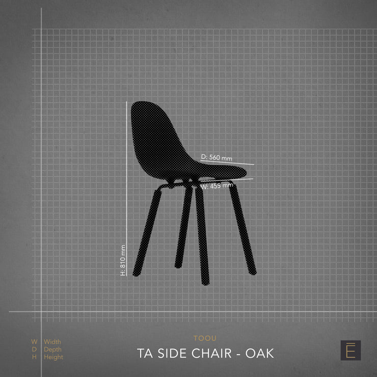 TA Side Shell chair toou by Simone Viola Ta | TOOU