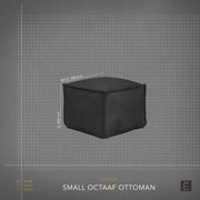 Small Octaaf Ottoman - Tan