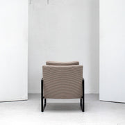 Leman Armchair - Houndstooth + Fabric