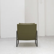 Leman Armchair - Olive /  Aniline Leather