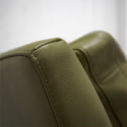 Leman Armchair - Olive + Leather