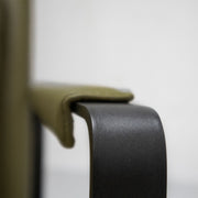 Leman Armchair - Olive + Leather