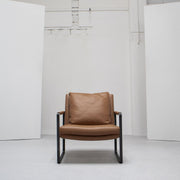 Leman Armchair - Tan + Leather