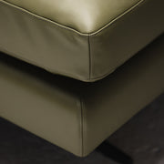 Wake Daybed - Olive + Aniline Leather