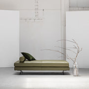 Wake Daybed - Olive + Aniline Leather